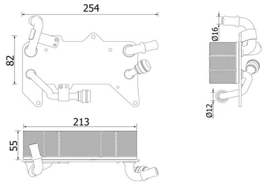 Radiator racire ulei, cutie de viteze automata MAHLE BEHR *** PREMIUM LINE *** CLC 139 000P