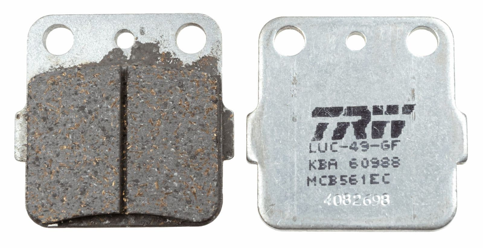 set placute frana,frana disc TRW MCB561EC