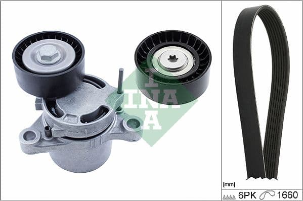 Set curea transmisie cu caneluri Schaeffler INA 529 0307 10