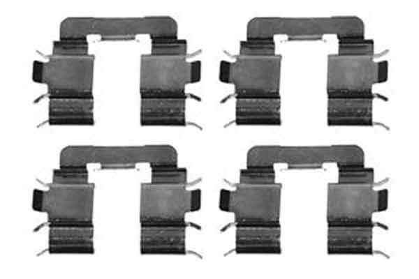 Set accesorii, placute frana TRW PFK388