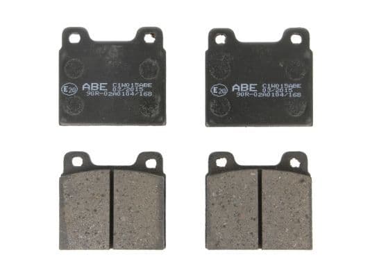 set placute frana,frana disc ABE C1W015ABE