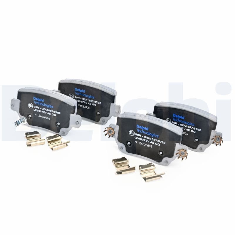 set placute frana,frana disc DELPHI LP5037EV