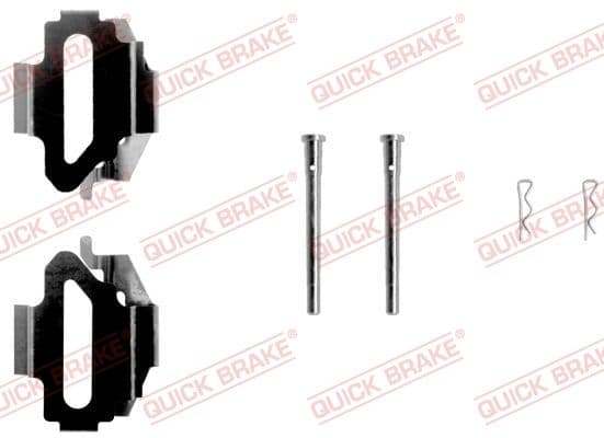 Set accesorii, placute frana QUICK BRAKE 109-1168