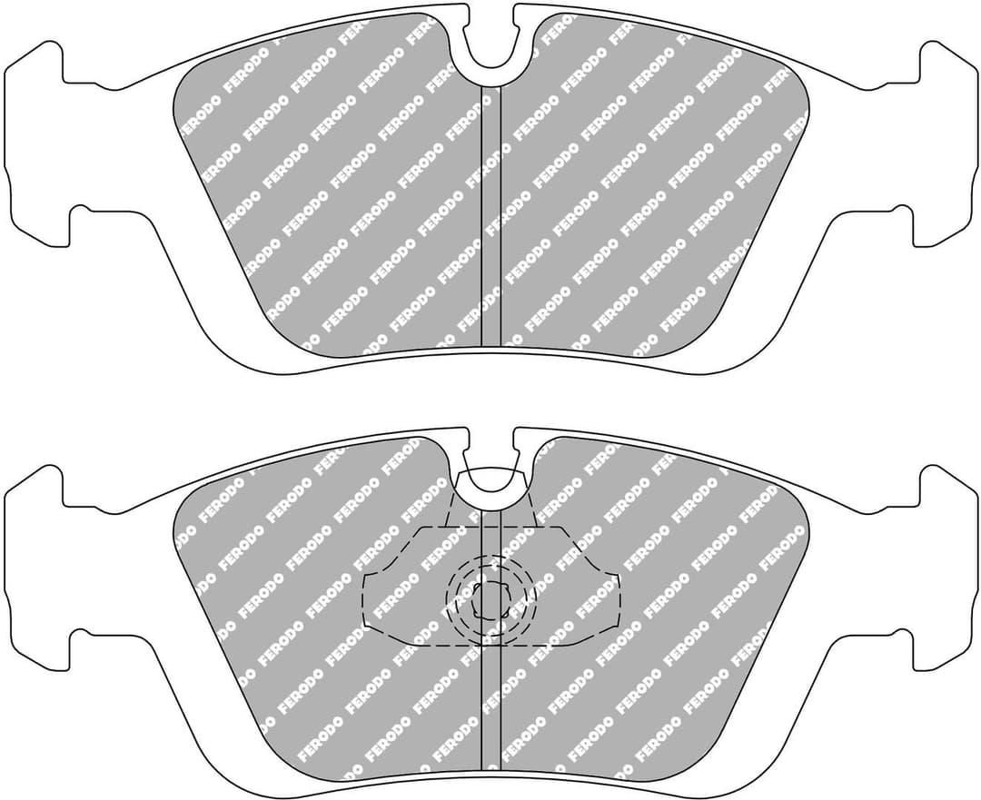 set placute frana,frana disc FERODO FCP1300H