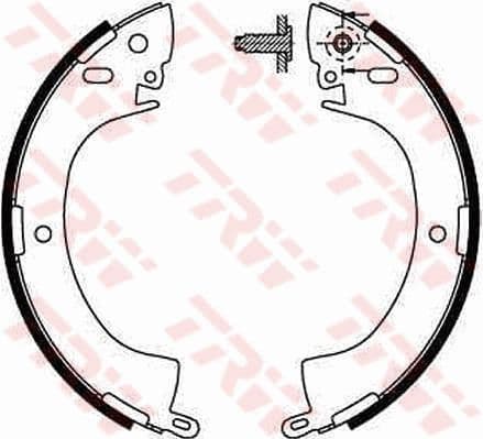 Set saboti frana TRW GS8185