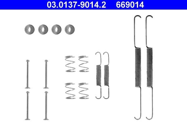 Set accesorii, sabot de frana ATE 03.0137-9014.2