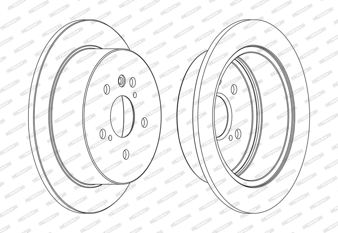 Disc frana FERODO DDF1545C