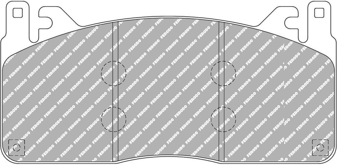 set placute frana,frana disc FERODO FCP4835H
