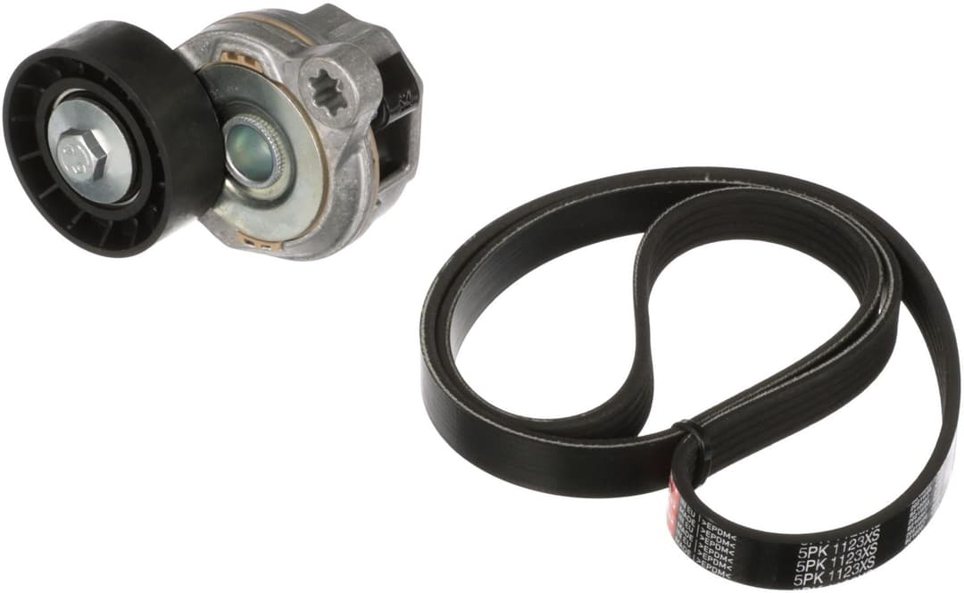 Set curea transmisie cu caneluri GATES Micro-V® UNIQUE FIT K015PK1123XS