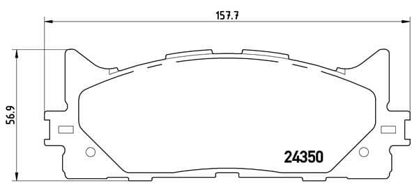 set placute frana,frana disc BREMBO PRIME LINE P 83 117