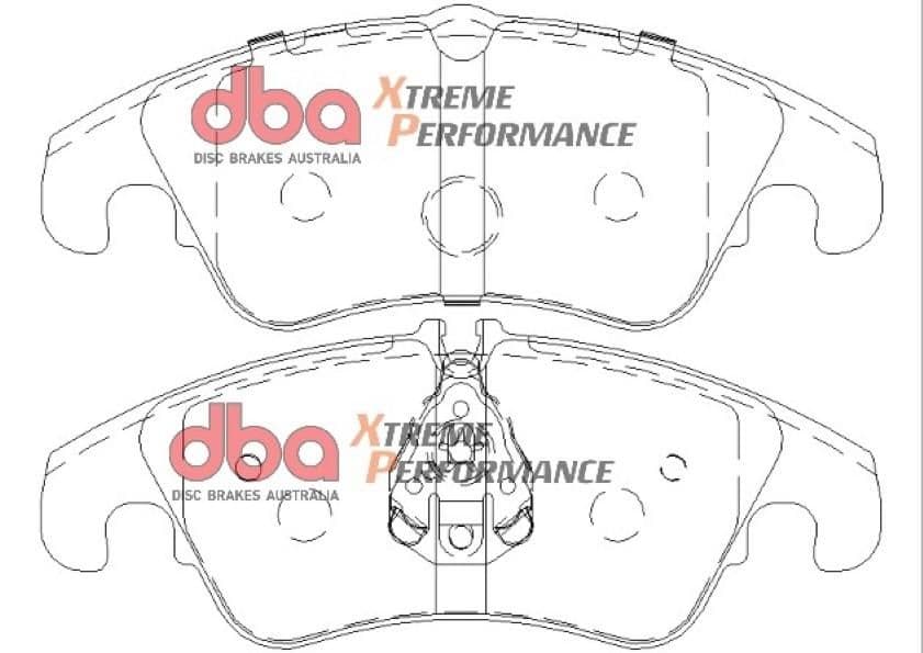 Set placute frana de performanta DBA DB2186XP
