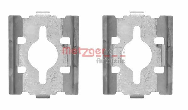 Set accesorii, placute frana METZGER 109-1600