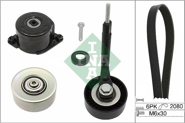 Set curea transmisie cu caneluri Schaeffler INA 529 0314 10