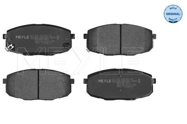 set placute frana,frana disc MEYLE -ORIGINAL: True to OE. 025 239 6617/W