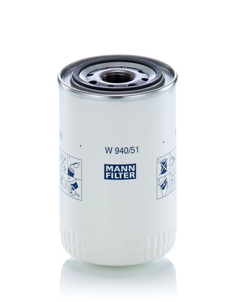 Filtru, sistem hidraulic primar MANN-FILTER W 940/51