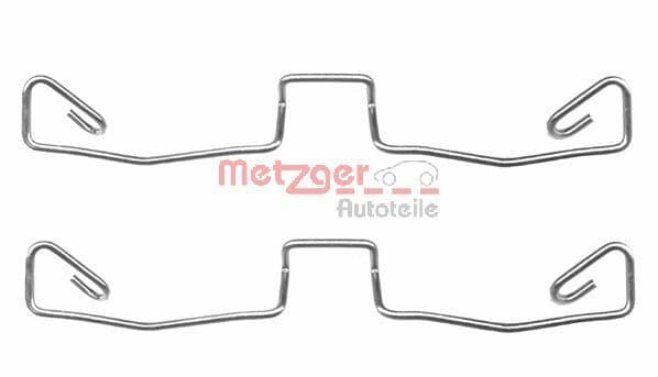 Set accesorii, placute frana METZGER 109-1633