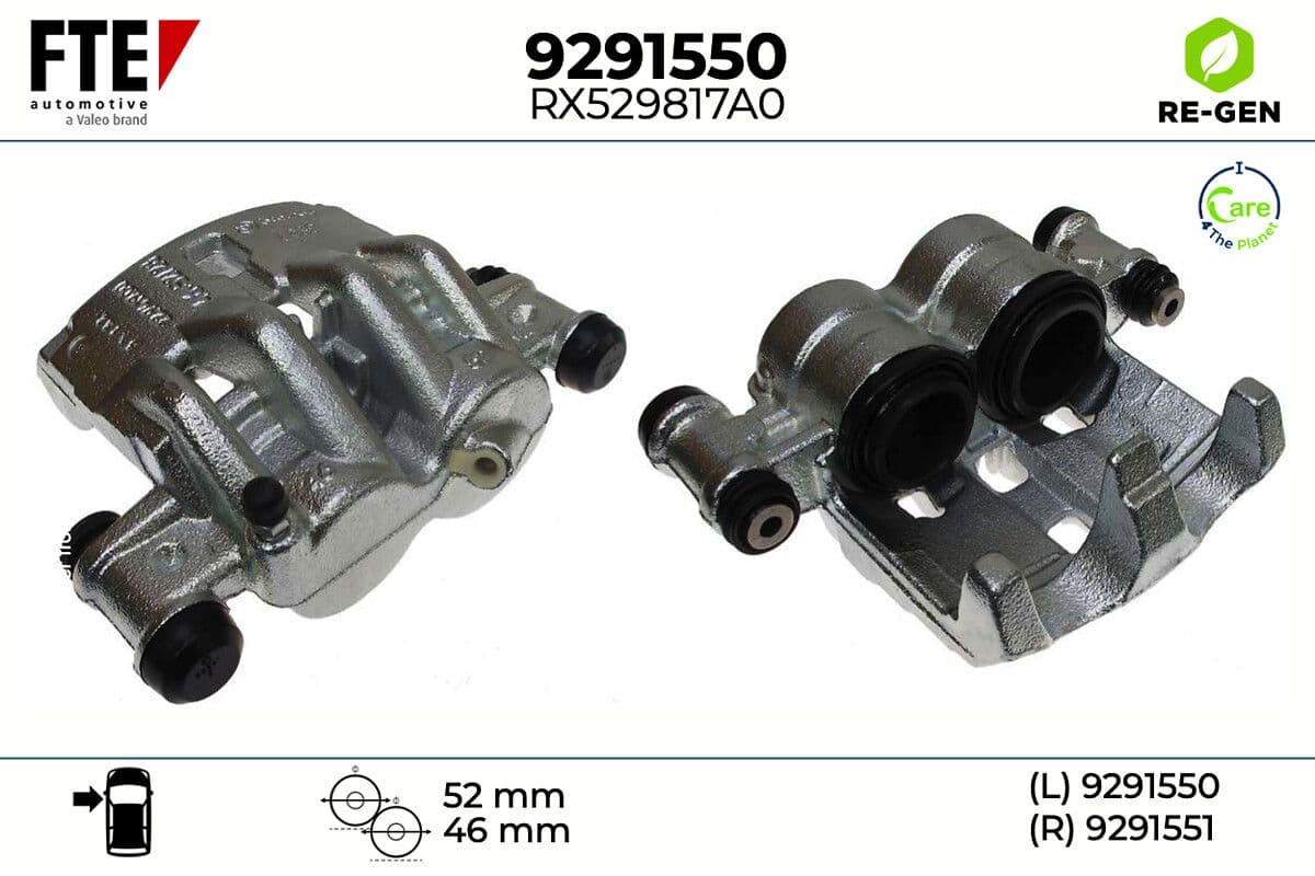 Etrier frana FTE 9291550