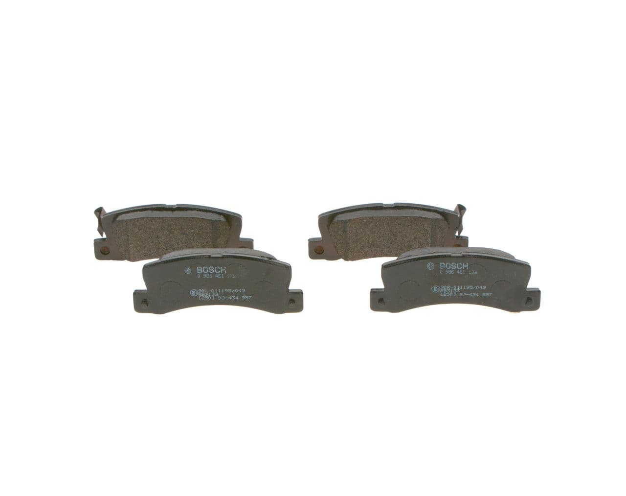 set placute frana,frana disc BOSCH 0 986 461 136