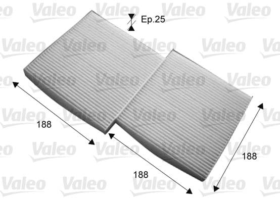 Filtru, aer habitaclu VALEO ESSENTIAL 715714