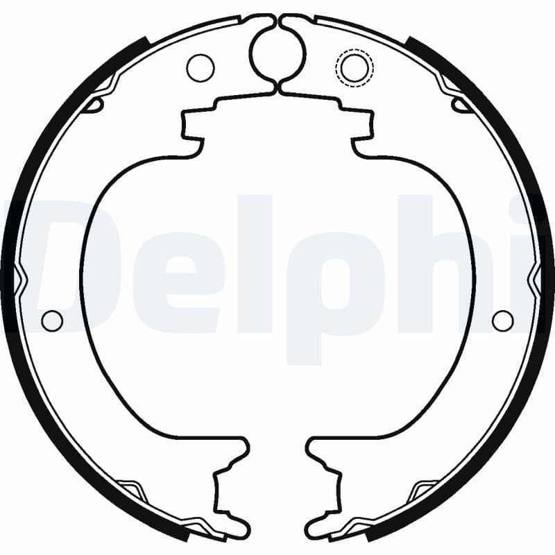 Set saboti frana DELPHI LS2121