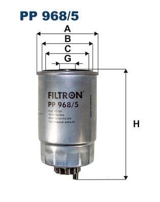 filtru combustibil FILTRON PP 968/5