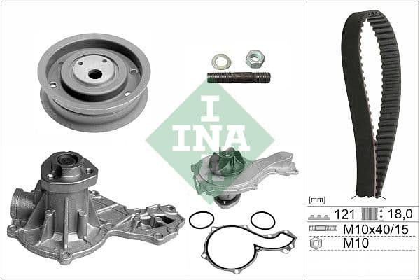 Set pompa apa + curea dintata Schaeffler INA 530 0162 30