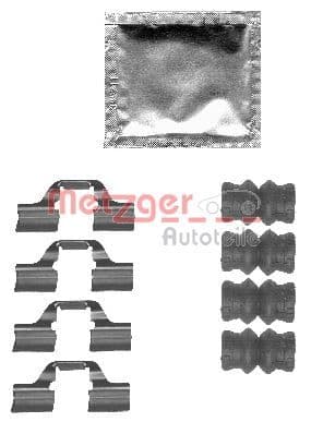 Set accesorii, placute frana METZGER 109-1827