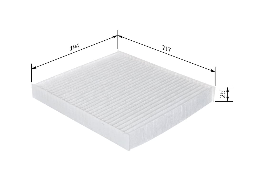 Filtru, aer habitaclu BOSCH 1 987 432 273