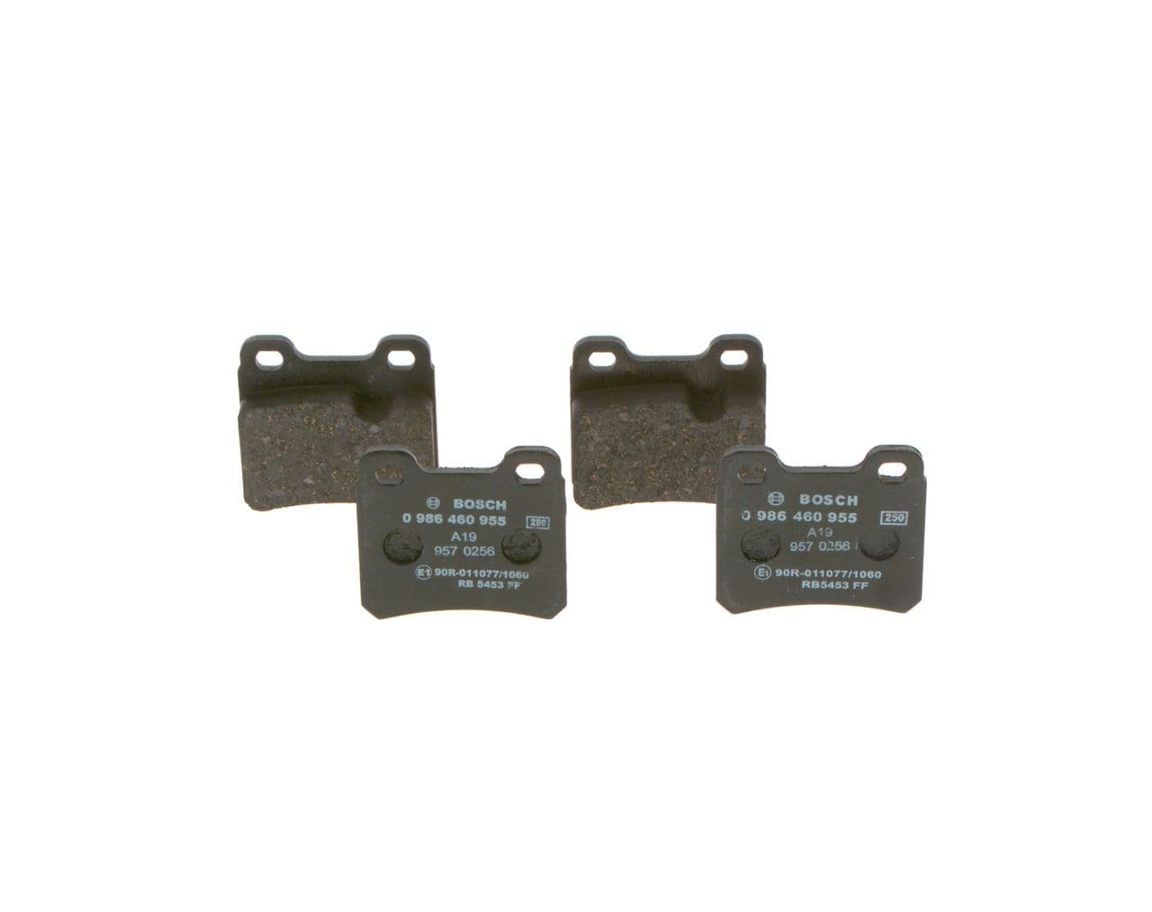 set placute frana,frana disc BOSCH 0 986 460 955