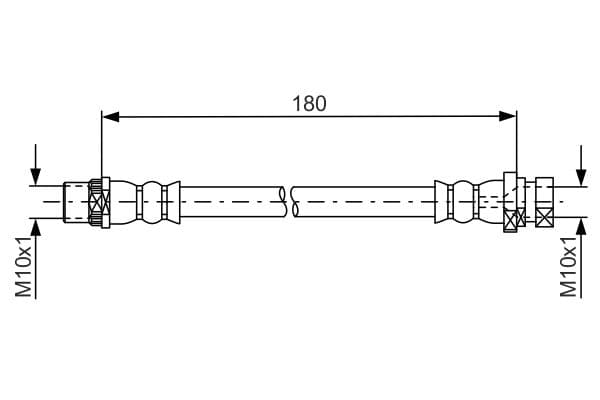 Furtun frana BOSCH 1 987 481 682