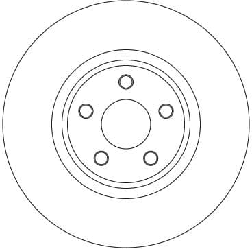 Disc frana TRW DF3964S