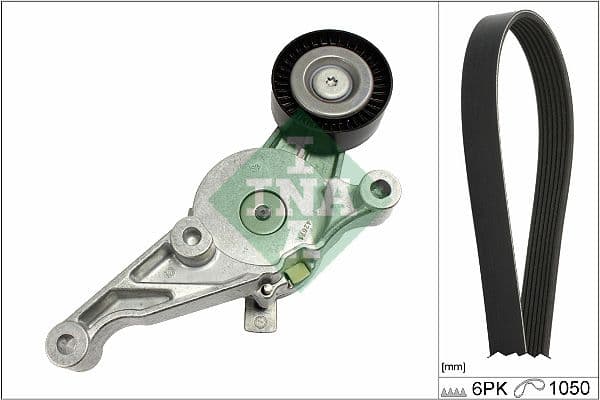 Set curea transmisie cu caneluri Schaeffler INA 529 0469 10