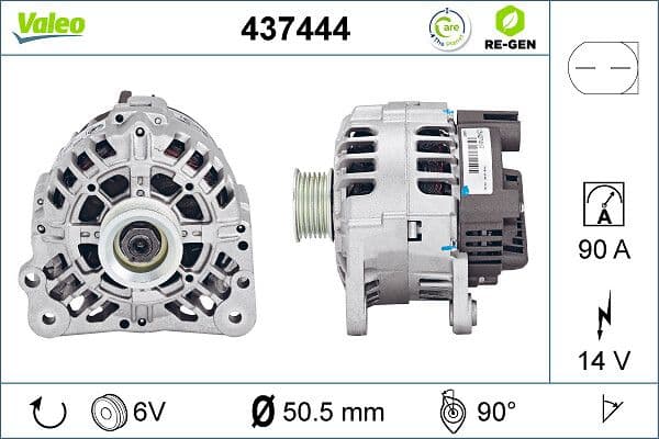 Generator / Alternator VALEO 437444
