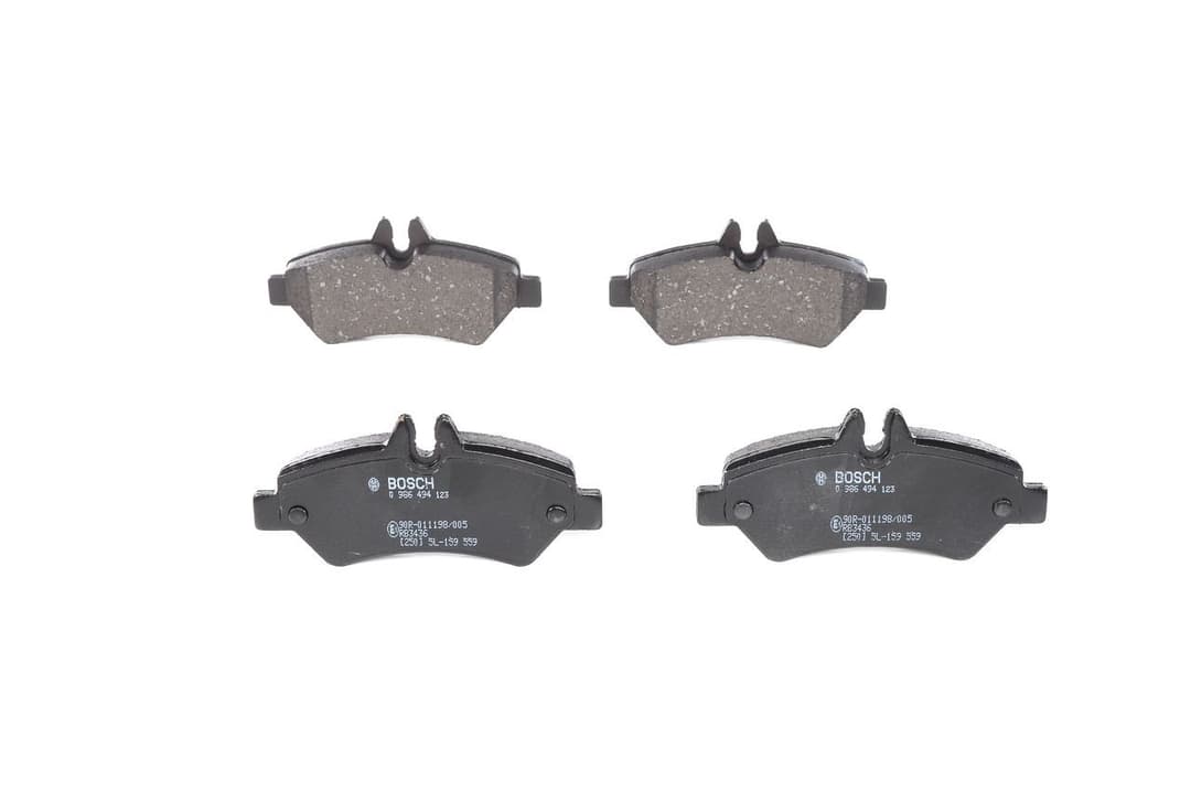 set placute frana,frana disc BOSCH 0 986 494 123