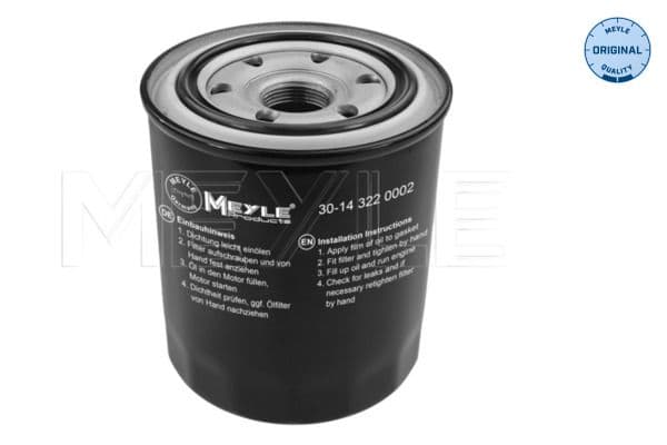 Filtru ulei MEYLE -ORIGINAL: True to OE. 30-14 322 0002