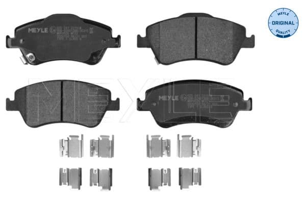 set placute frana,frana disc MEYLE -ORIGINAL: True to OE. 025 241 2219/W