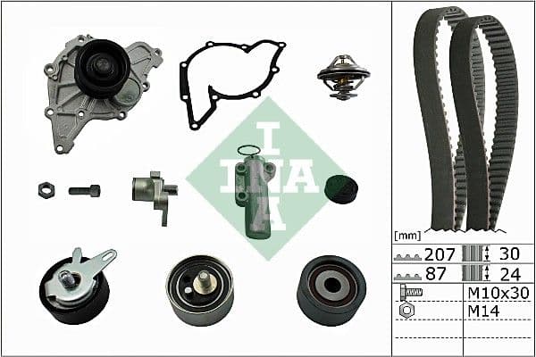 Set pompa apa + curea dintata Schaeffler INA 530 0539 30