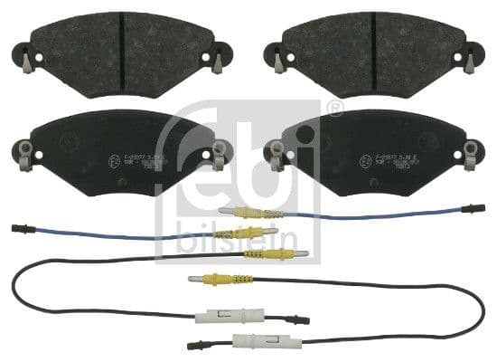 set placute frana,frana disc FEBI BILSTEIN 16417