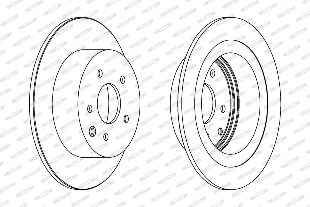 Disc frana FERODO DDF1590C