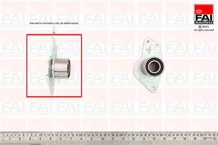 Rola ghidare/conducere, curea distributie FAI AutoParts T9334