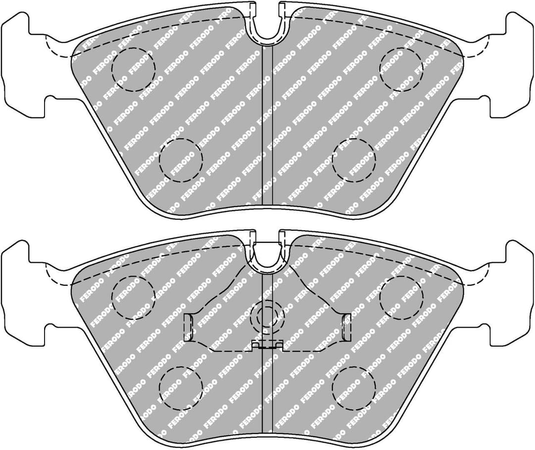 set placute frana,frana disc FERODO FCP779W