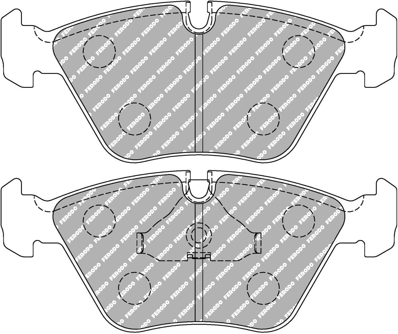 set placute frana,frana disc FERODO FCP779W