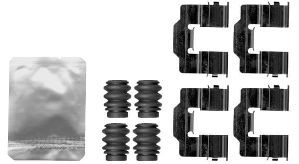 Set accesorii, placute frana TEXTAR 82547100