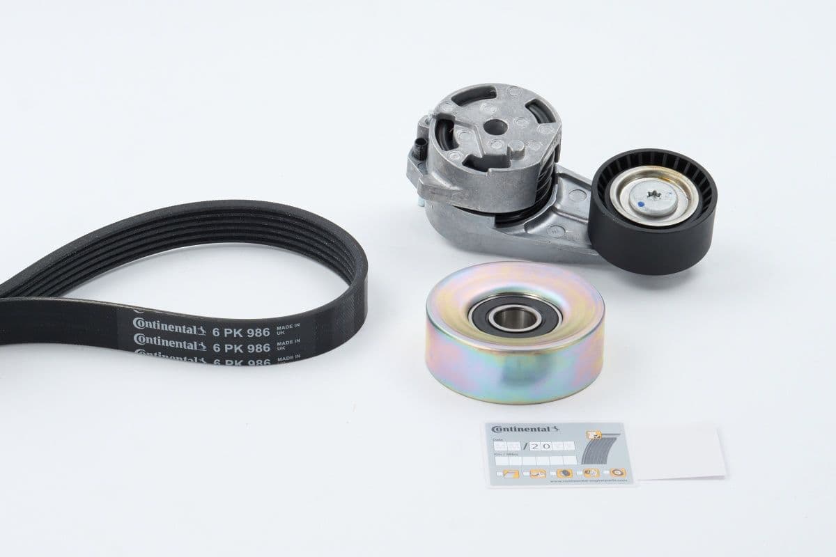 Set curea transmisie cu caneluri CONTINENTAL CTAM 6PK986K2