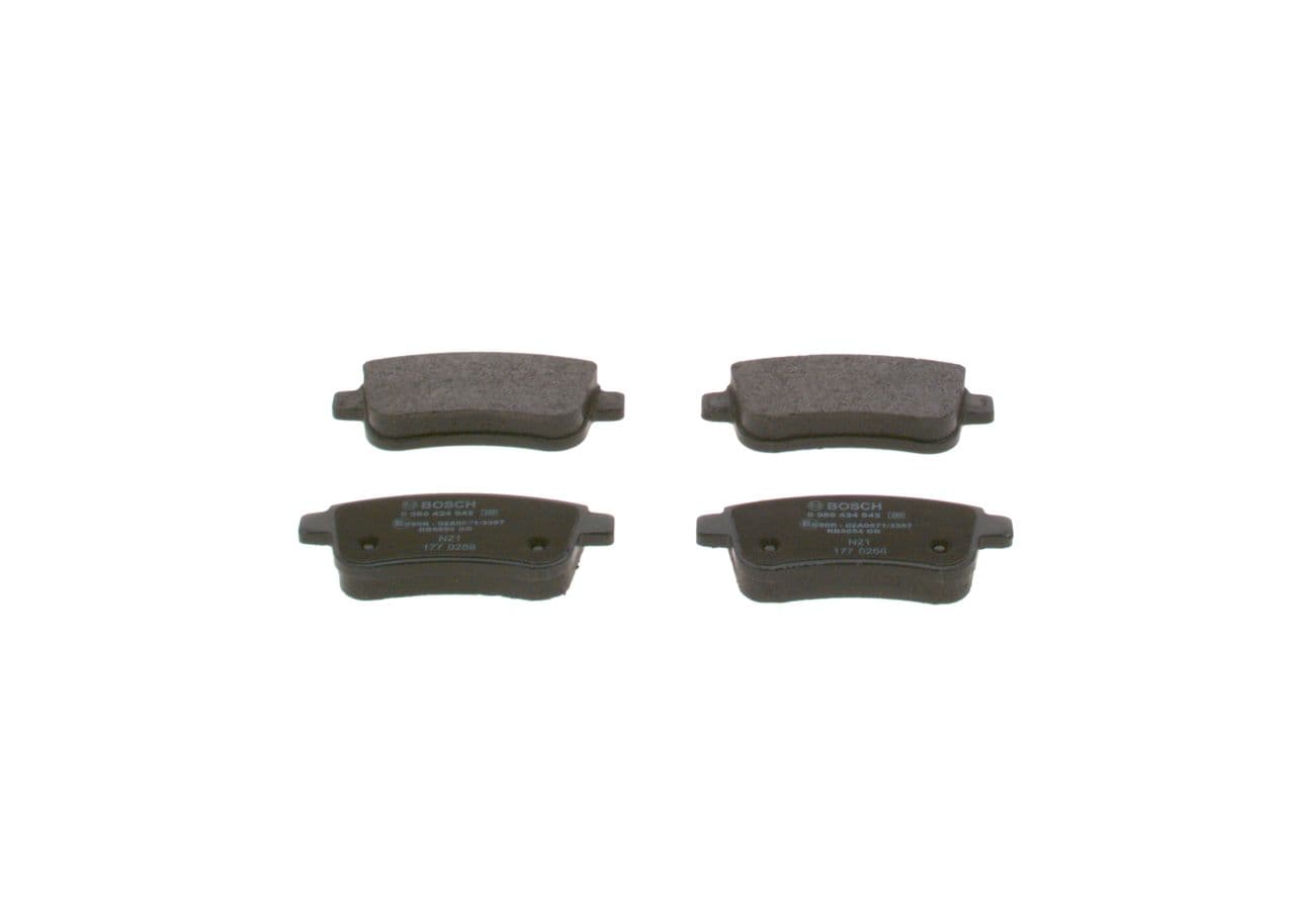 set placute frana,frana disc BOSCH 0 986 424 942