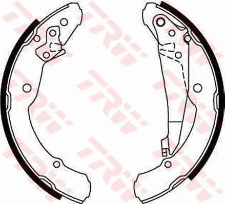 Set saboti frana TRW GS8639