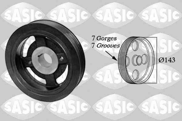 Fulie curea, arbore cotit SASIC 2156058