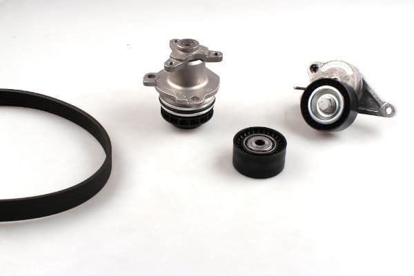 Pompa apa + Set curea transmisie cu caneluri HEPU PK09641