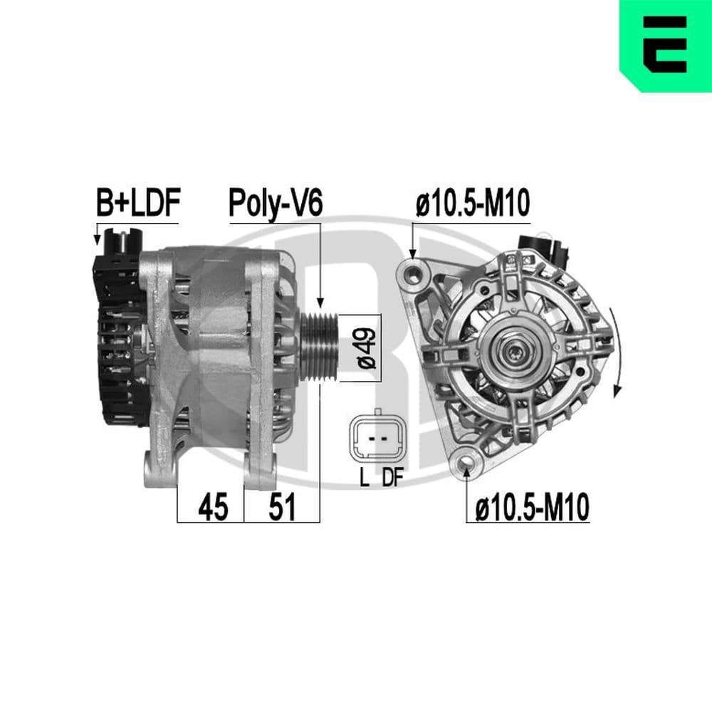 Generator / Alternator ERA 209438A
