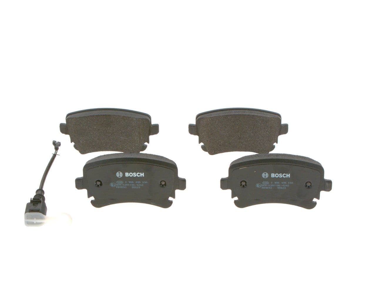 set placute frana,frana disc BOSCH 0 986 495 094